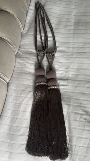 Curtain tie backs