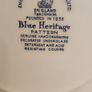 Vintage Wedgwood Blue Heritage Blue Onion Design Dinner Plate Image 4
