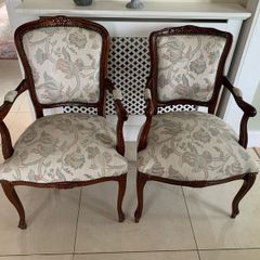 Pair Continental Chairs