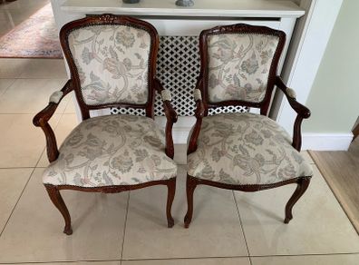 Pair Continental Chairs