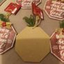 5 x hanging christmas plaque decoration Image 4