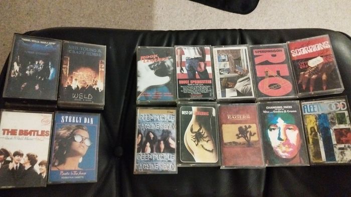 assorted tapes
