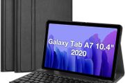 Smart Case Keyboard Case for Samsung Galaxy Tab A7 10.4 Inch 2020 (SM-T500 T505 T507), Slim Lightweight Smart Cover with Magnetically Detachable Wireless.