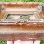 Antique Stunning 19th Century Ornate Gilt Gesso Box Frame Heavy Old Frame 12" x 11,5" Image 6