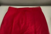 Red skirt