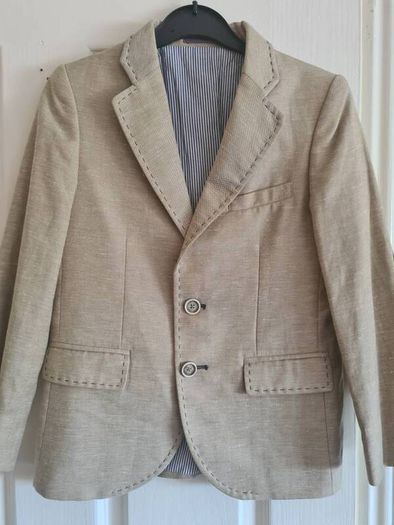 boys Varones beige suit jacket