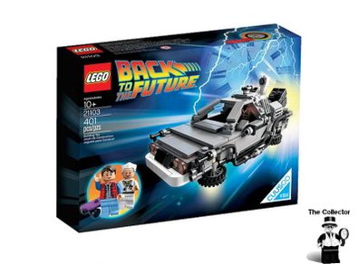 LEGO Back To The Future 21103 The DeLorean Time Machine Rare Spelling Error Misprint Version Brand New Sealed Retired Product