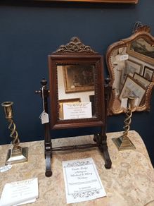 French Empire table top mirror.