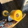 Longboard- Two Bare Feet with Bones Reds Bearings Image 4
