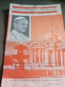 Franciscian Calendar 1970
