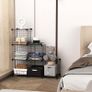 6 Cube Wire Storage Shelves, Multifunctional DIY Wire Fence Wardrobe Closet Cabinet Bookcase Bookshelf Perfect for Office/Livingroom/kitchen/Bathroom (FREE SHIPPING) Image 2