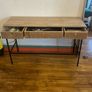 wooden console table Image 2