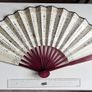 Large Vietnamese Style Bamboo Folding Silk Fan, 2pcs Image 2