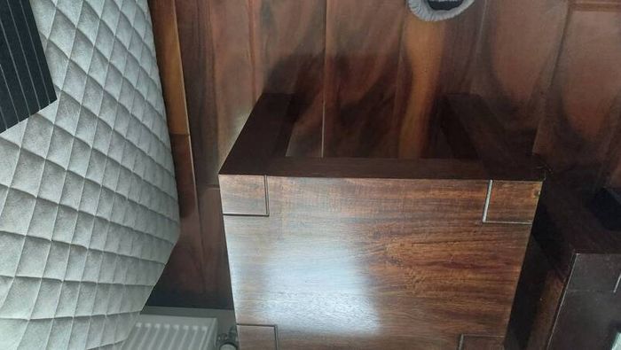 solid oak cabinet/sideboard  coffee table and side tables  for sale