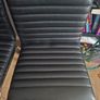 3 faux leather chairs Image 2