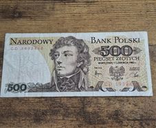 Poland, 500 Zloty 1982 banknote, circulated - free standard postage
