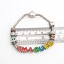 Heavy Vintage Y2K Sterling Silver Charm Bracelet Image 8