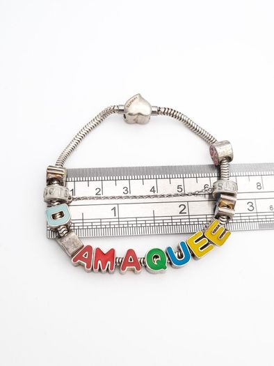 Heavy Vintage Y2K Sterling Silver Charm Bracelet