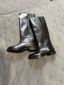 38-39 Zara Leather boots like Cos, Massimo Dutti