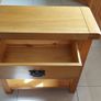 Solid oak hall table Image 2