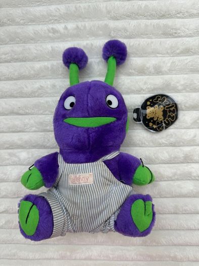 Nuzzlers Plush Purple Benny Dirty Vintage Please see pictures
