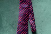 Silk Tie Apple Motif