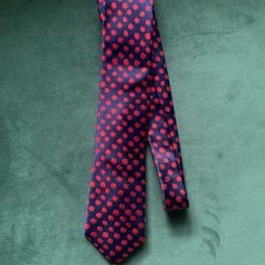Silk Tie Apple Motif