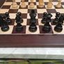 Wooden chess pieces french knight Image 3