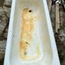 Old Cast Iron Bath for Sale Image 3