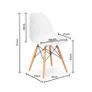 Nordic Rectangle Dining Table & 4 Chairs Image 5