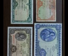 Lady Lavery Banknote Set Ireland 1 to 10 pound