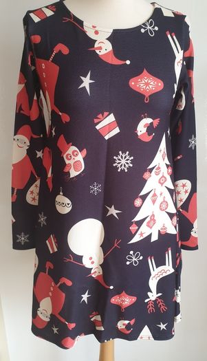 Want That Trend Ladies Tunic Christmas Dress Xmas Long Sleeves CAN POST