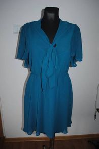 Redherring midi dress Blue-green  size UK14 EU42 Postage included