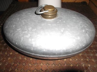 Vintage Zinc Hot Water Bottle/FREE SHIPPING