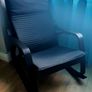 IKEA Rocking Chair with matching Footstool Image 4