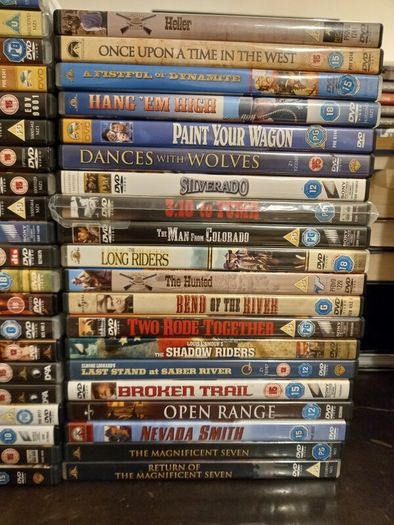 Western Movie Dvd Collection Bundle Classic Vintage Films Magnificent Seven True Grit The Alamo Etc