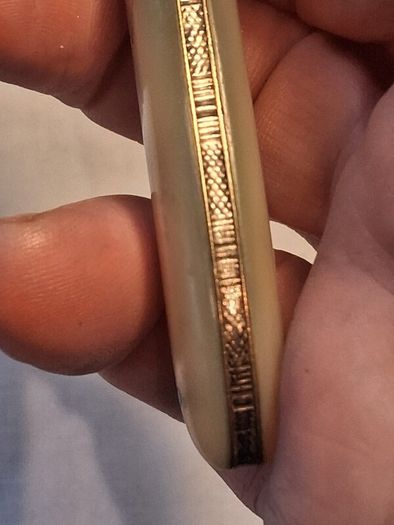 6 Inch Sterling Silver Mother of Pearl Victorian Fruit Knife