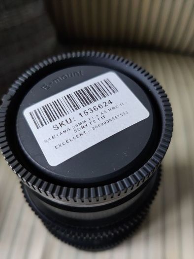 Samyang 35mm T1.5 Sony FE