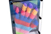 125mm Colourful Variety Needle Painting Handprint 3D Hand Mold Three Dimensional Children Pendulum Toy