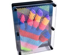 125mm Colourful Variety Needle Painting Handprint 3D Hand Mold Three Dimensional Children Pendulum Toy