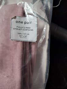 curtains...blush pink