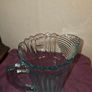 Art Deco Turquoise Aqua Pressed Glass Pitcher Image 5