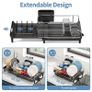 Brand New Urackify Dish Drainer, Expandable Dish Rack, Foldable Dish Drainer with Removable Cutlery Image 2