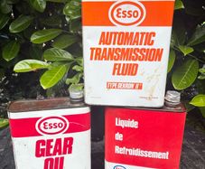 3 x Vintage Esso Tins