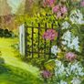 Eileen Curran "The Garden Gate" - Beautiful Original Framed Oil Painting Image 8
