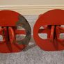 spyra twin shackle security anchors 500mm motorbike trailers caravan machinery Image 2