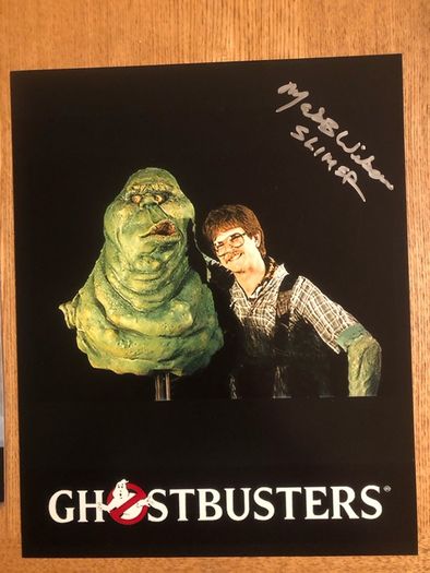 Ghostbusters Signed (Stay Puff Marshmallow man & Slimer)