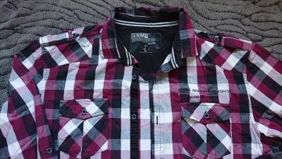 Checked Men's Shirt.  Size L