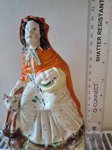 Vintage Red Riding Hood figurine