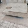 Modern Concrete-Effect Coffee Table Image 6